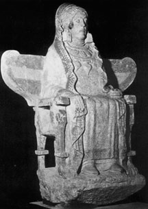 Figura 1: La Dama de Baza despu&eacute;s de su restauraci&oacute;n