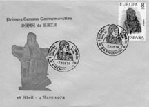 Figura 7: Sello y sobre conmemorativo de la Dama de Baza.