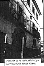 Parador de la calle Alhóndiga, regentado por Lucas Venteo