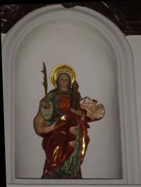 Hornacina de Santa B�rbara en el Antiguo Ayuntamiento