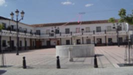Plaza del Ángel donde está la sede de Avangel