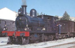 M�quina de tren de la l�nea Baza-Lorca