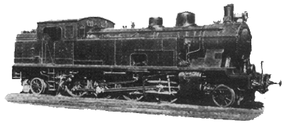 Maquina de tren Baza 201 de la l�nea Guadix-Almendricos construida entre los a�os 1925 y 1931