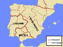 La provincia romana Tarraconensis englobaba al territorio de la actual Baza