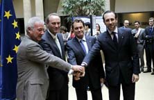 Todos los presidentes menos el andaluz, en defensa del Corredor Mediterr&aacute;neo