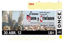 Cup&oacute;n de la ONCE dedicado a las fiestas de Benamaurel