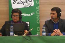 El Alcalde bastetano junto a Esther Eiros. Foto JAVIER FERN&Aacute;NDEZ