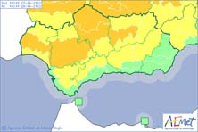 Mapa de alertas para el mi&eacute;rcoles 27