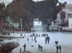 Confluencia de la Pl. de las Eras y la Alameda, a principios del siglo XX. Foto cortesía de Estudio LUFRA