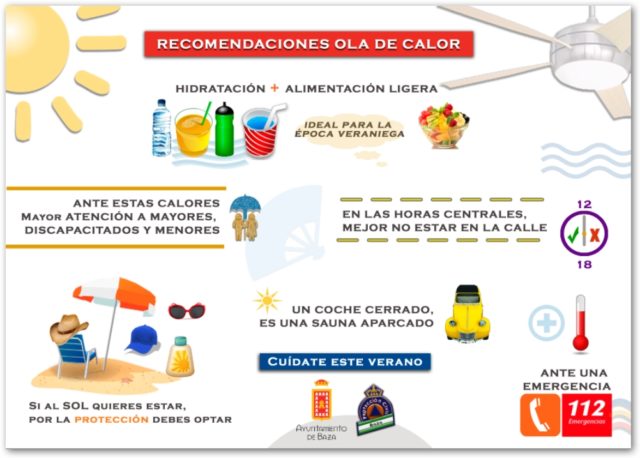 recomendaciones_calor_Bomberos Baza