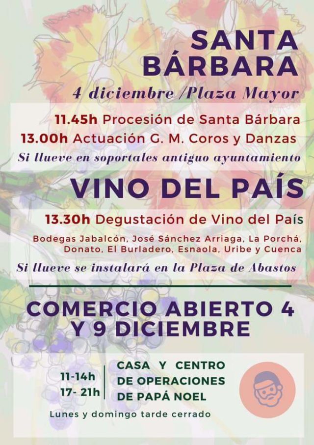 Sta Barbara y vino del pais_cartel