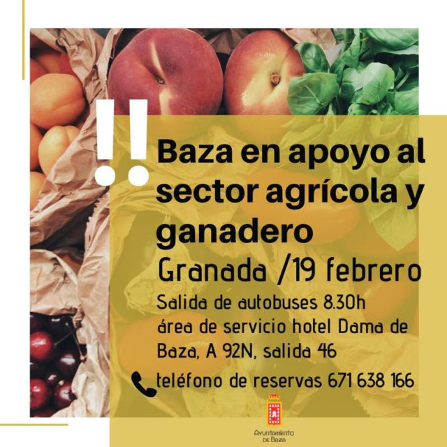 Apoyo sector agroganadero