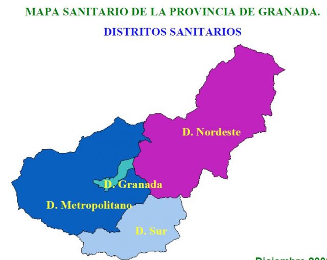 Areas sanitarias Granada2