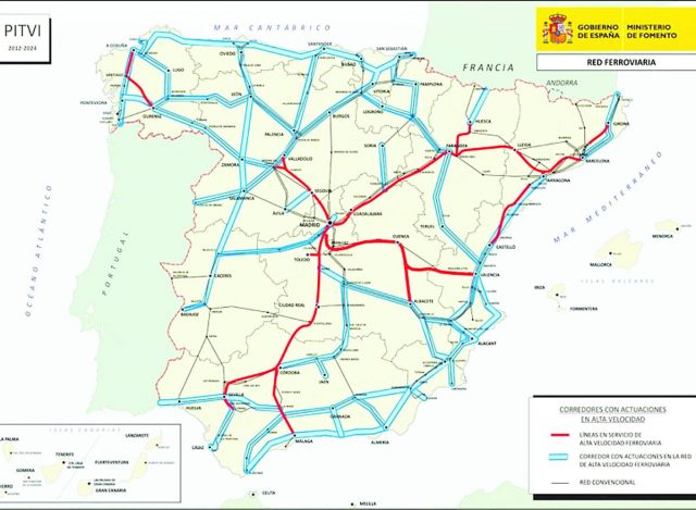 mapa tren Region Murcia