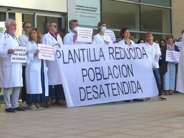 protesta carencias e personal sanitario ambulatorio medico