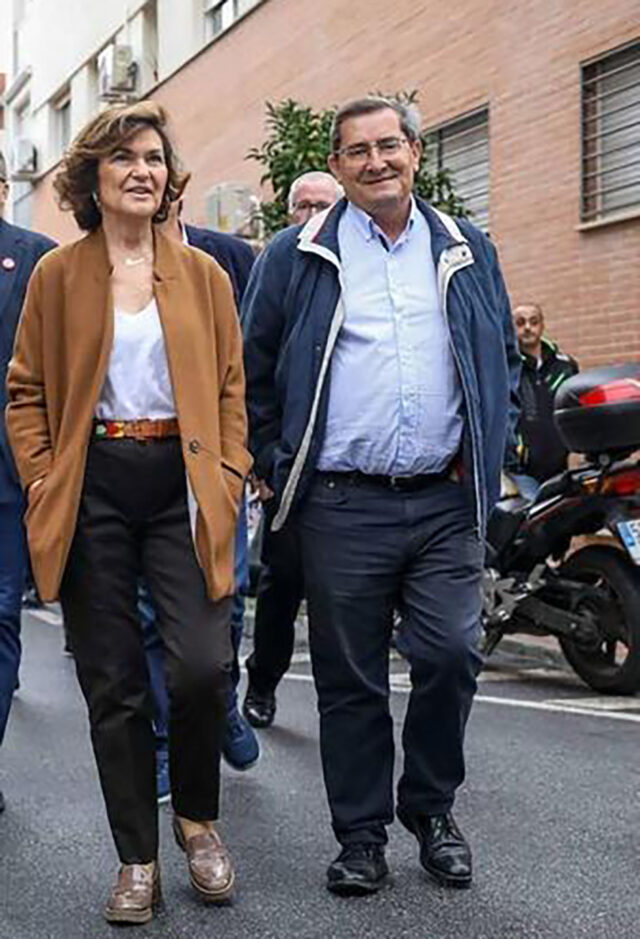 Carmen Calvo y Pepe Entrena