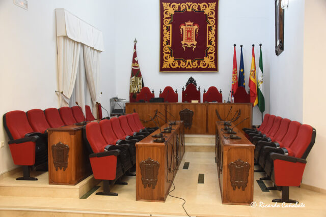 Salon de plenos vacío