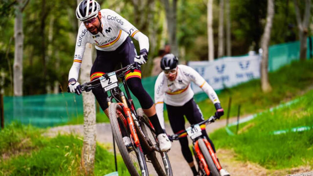 David Valero entrena en circuito Camp Mundo Glasgow_2