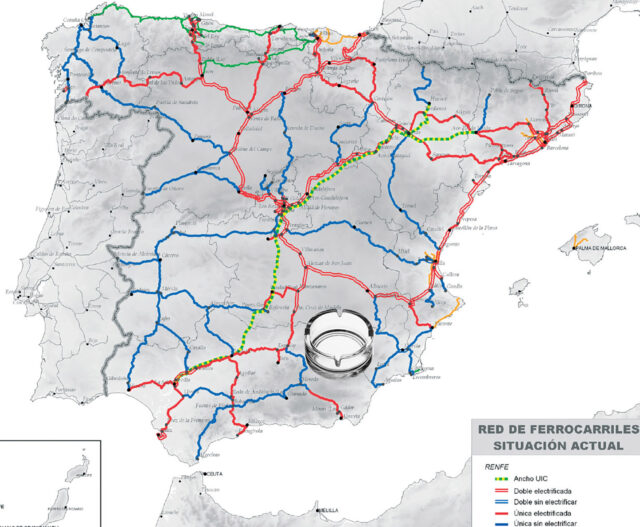 Ferrocarril en España2 con cencero