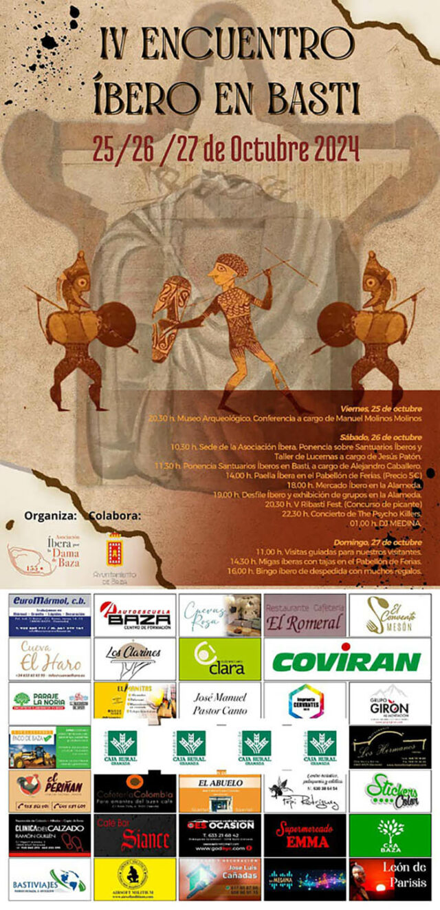 IV Encuentro Íbero en Basti 2024 cartel
