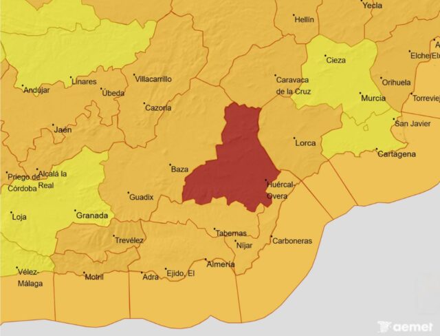 Alerta AEMET para el miércoles 28